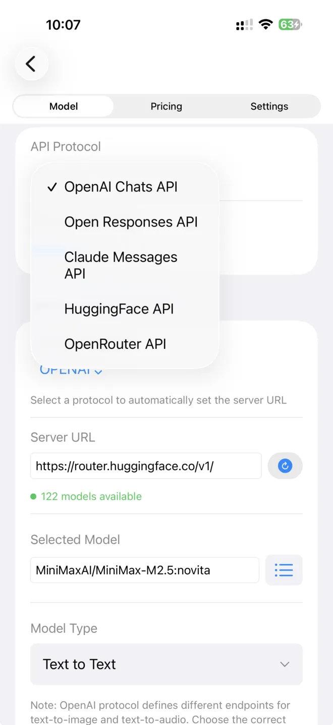 any AI service, any protocol