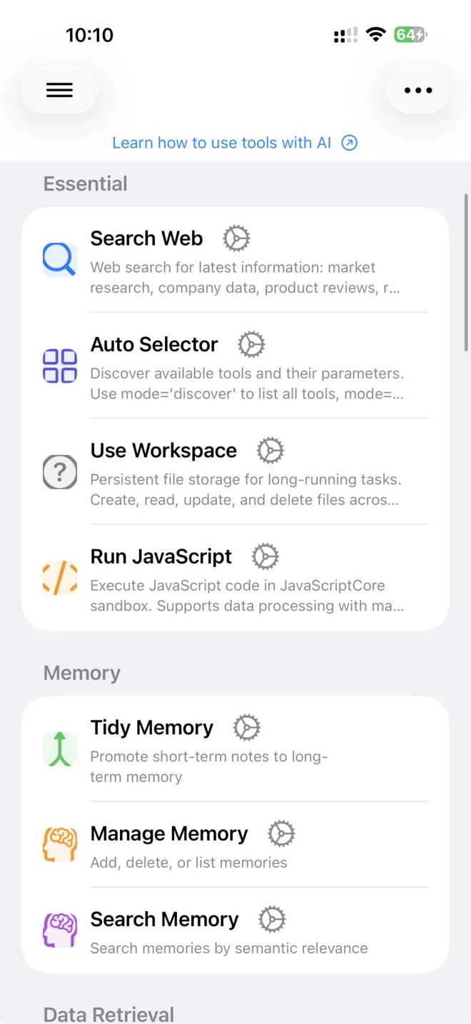 local tools the AI can call